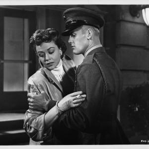Still of Tab Hunter and Dorothy Malone in Battle Cry (1955)