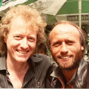 With the Bee Gees's Maurice Gibb