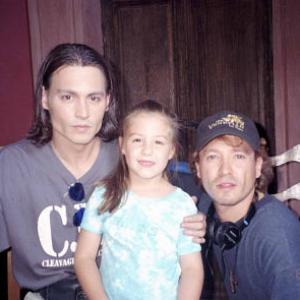 Johnny Depp and Carlos Gallardo in El Mariachi 10 Years Later 2003