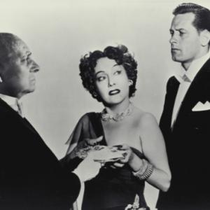 Still of William Holden, Erich von Stroheim and Gloria Swanson in Sanseto Bulvaras (1950)