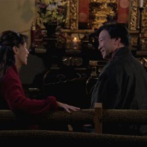 Tzi Ma as the Buddhist Minister gives words of wisdom to Karen played by D. Lee Inosanto