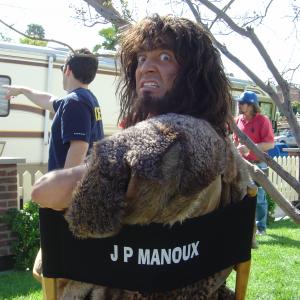 Curtis the Caveman on the last day of shooting for Disneys Phil of the Future