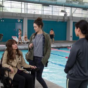 Still of Emmy Rossum and Hilary Swank in You're Not You (2014)
