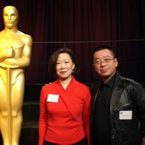 83rd Academy Awards Luncheon Ruby Yang with her husband Lambert Yam