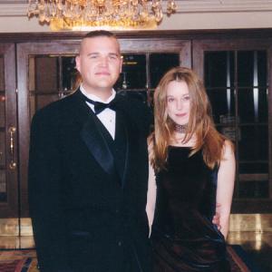 Travis and Tina at 2001 BAFTA Awards (nominated for Crouching Tiger, Hidden Dragon VFX)