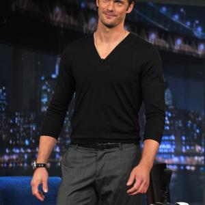 Alexander Skarsgrd at event of Late Night with Jimmy Fallon 2009