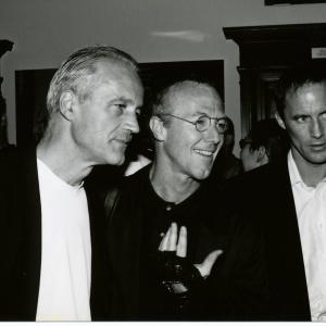 Actor Robert John Burke writer Patrick Dillon and Igor Days of Croatian Cinema Film Festival NYC 1996