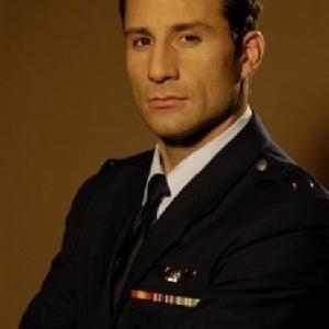 Michael Boisvert as Lt Mark Lewis in the science fiction thriller Deadly Skies