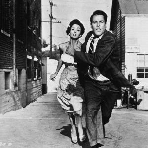 Still of Kevin McCarthy and Dana Wynter in Invasion of the Body Snatchers 1956