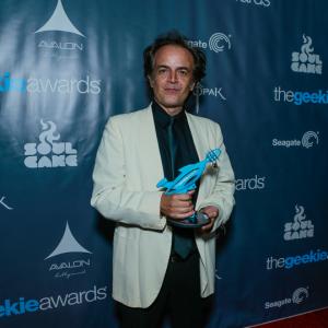 Ken Pisani with Geekie Award for Best Comic Book  Graphic Novel for COLONUS