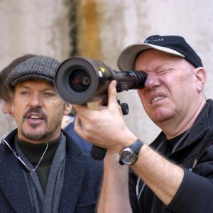The Merry Gentleman movie Left  Director Michael Keaton Right  DoP Chris Seager BSC