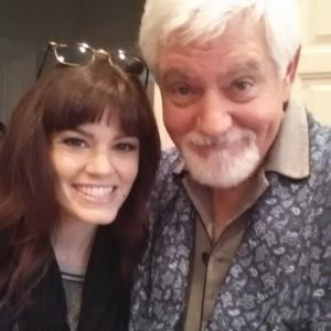With Rachel Melvin, who plays my adopted daughter, Penny, in Dumb and Dumber To.
