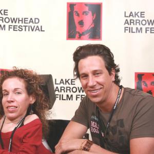 Directors Jackie Julio and Doug Olear at The 2008 Lake Arrowhead Film Festival. Their film 