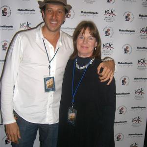 Doug Olear and Festival Director Dianne Raver at the Red Carpet opening of the 2008 Garden State film Festival
