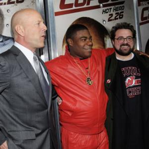 Bruce Willis, Kevin Smith and Tracy Morgan at event of Tik nekvieskite faru! (2010)