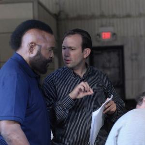 Mr T on set with Director Paul Greenberg