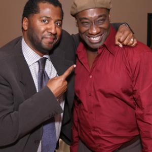 Malcolm D Lee and Michael Clarke Duncan at event of Sveikas sugrizes Roskai Dzenkinsai! 2008