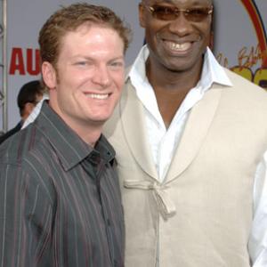 Michael Clarke Duncan and Dale Earnhardt Jr at event of Talladega Nights The Ballad of Ricky Bobby 2006