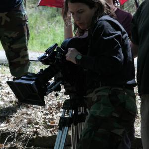 JA Steel working with Cinematographer Hartley Powell on Denizen