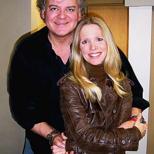 Director David Winning and Lauralee Bell on the set of PAST SINS 2006