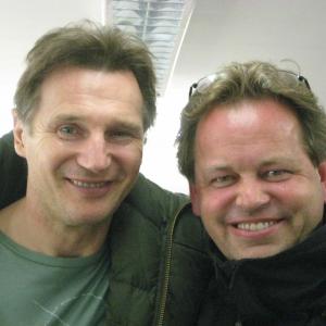 Adam with Liam Neeson. Berlin 2010. Unknown