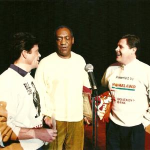 On stage with Bill Cosby.