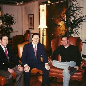 The McCain Brothers with movie producer Chad Oman