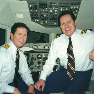 Butch and Ben McCain playing Airline Pilots on Marshall Law for CBS