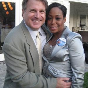 Tichina Arnold and Jim Michaels attend an Obama Fundraiser in 2006