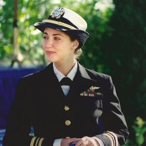 Bobbie Phillips as Lt Commander Barbara De Santos in THE CAPE