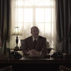Stranger at the Pentagon Short Film. President Eisenhower in the Oval Office played by Michael Childers.