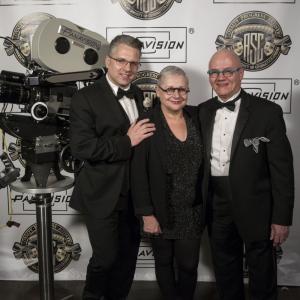 Jeremy with his parents Gillian and David at the 2013 ASC Awards