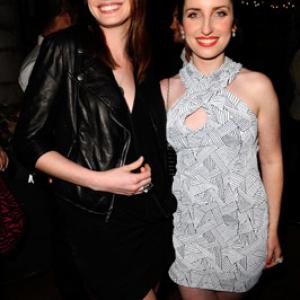 Anne Hathaway and Zoe Lister Jones at event of Breaking Upwards 2009