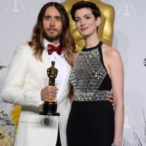 Jared Leto and Anne Hathaway