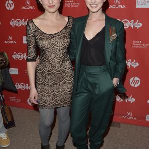 Anne Hathaway and Kate Barker-Froyland at event of Song One (2014)
