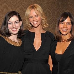 Charlize Theron Anne Hathaway and Jessica Alba