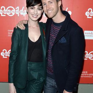 Anne Hathaway and Adam Shulman at event of Song One (2014)