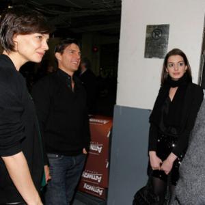 Tom Cruise, Anne Hathaway and Katie Holmes