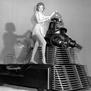 Forbidden Planet Anne Francis Robby the Robot MGM 1956 IV