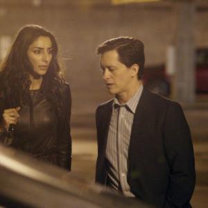 Still of Clifton Collins Jr and Necar Zadegan in The Event 2010