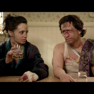 Still of Clifton Collins Jr and Robyn Rikoon in Hellbenders 2012