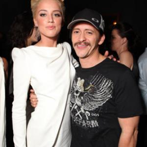 Clifton Collins Jr and Amber Heard Depp at event of Zombiu zeme 2009