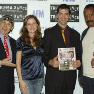 Stephen Blackehart, Fred Williamson, Jenna Fischer and Lloyd Kaufman at event of LolliLove (2004)