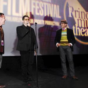 Rob Tate Jay McCarroll and Michael Selditch at the world premiere of Eleven Minutes
