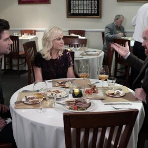 Still of Adam Scott Louis CK and Amy Poehler in Parks and Recreation 2009
