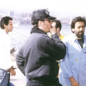 Shooting FOTOS with Director Assistant Joseba Salegui 1996