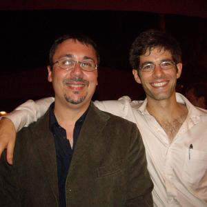 Elio Quiroga with actor Julio Perilln 2009