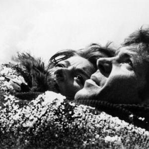 Still of Anouk Aimée and Jean-Louis Trintignant in Un homme et une femme (1966)