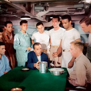 Still of Humphrey Bogart Van Johnson and Fred MacMurray in The Caine Mutiny 1954