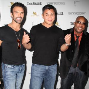 Darren Shahlavi, Cung Le and Larnell Stovall at the Premiere of 
